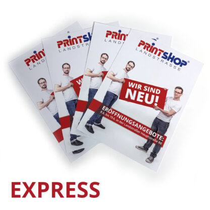 Printshop Landstrasse Flyer Digitaldruck