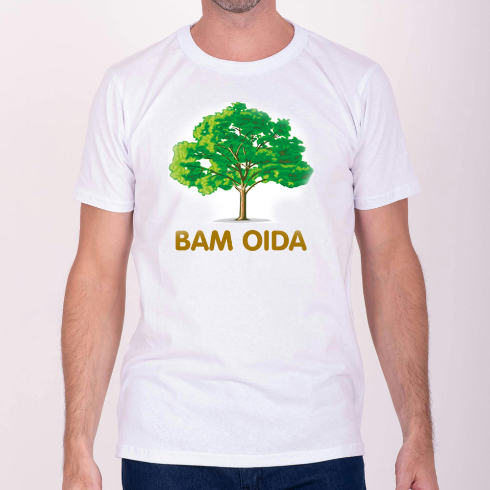 T-Shirt DTF Druck unisex weiß, Motiv Bam Oida