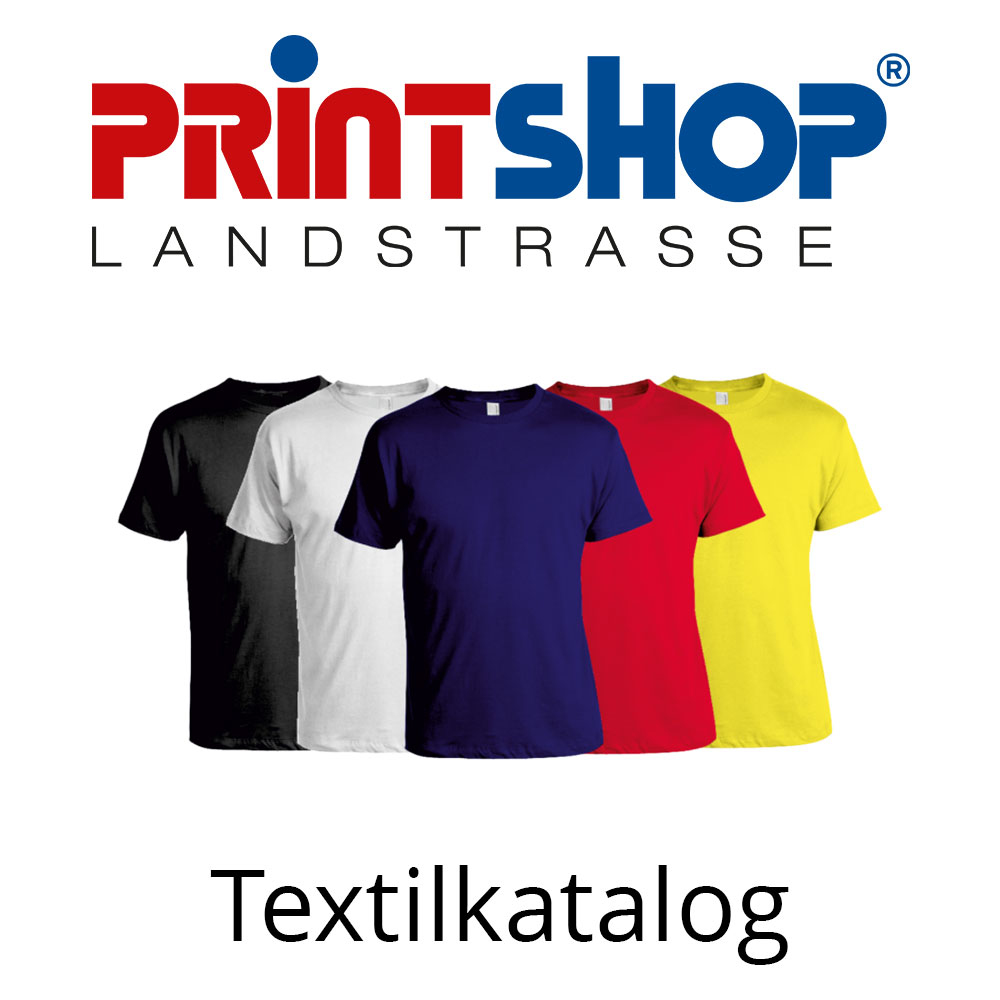 Textilkatalog Printshop Landstraße, Titelbild